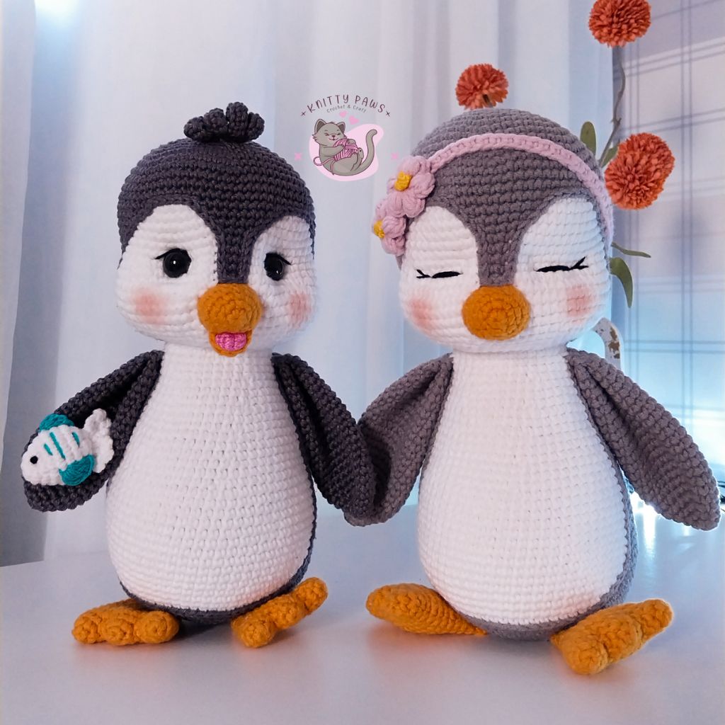 Modello pupazzo pinguino 2 in 1