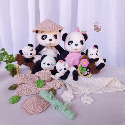 6-in-1 Panda Crochet Pattern